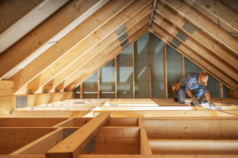 Contractor framing attic for impact windows cost project in Miami
